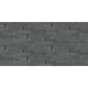 Bedrosians Slate 6" x 24" Ledger Natural Cleft Andhra Black