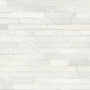 Bedrosians Stone Ledgers 6" x 24" Ledger Split Face Glacier White