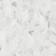 MS International Natural Stone Marble 12" x 12" Mosaic Calacatta Blanco