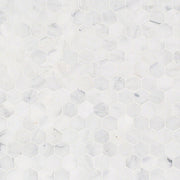 MS International Natural Stone Marble 12" x 12" Hexagon 2" Mosaic Calacatta Cressa