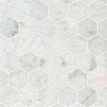 Carrara White Honed