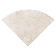 MS International Marble 9'' Radius Corner Shelf Tuscany Ivory