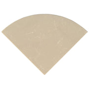 MS International Marble 18'' Radius Seat Engineered Beige