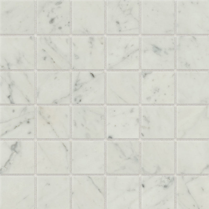 Bedrosians Classic 2.0 2" x 2" Matte Bianco Carrara