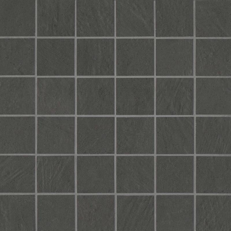 Bedrosians Simply Modern 2" x 2" Mosaic 12" x 12" Honed Black