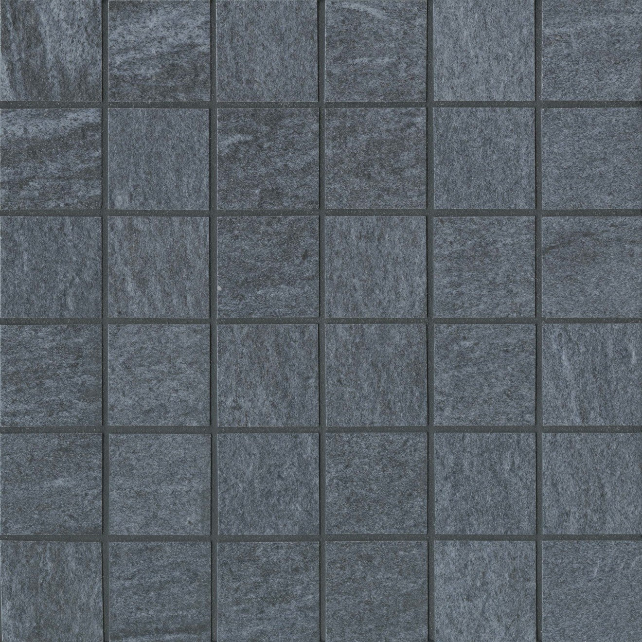 Bedrosians Urban 2.0 2" x 2" Mosaic 12" x 12" Raven Black