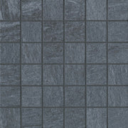 Bedrosians Urban 2.0 2" x 2" Mosaic 12" x 12" Raven Black