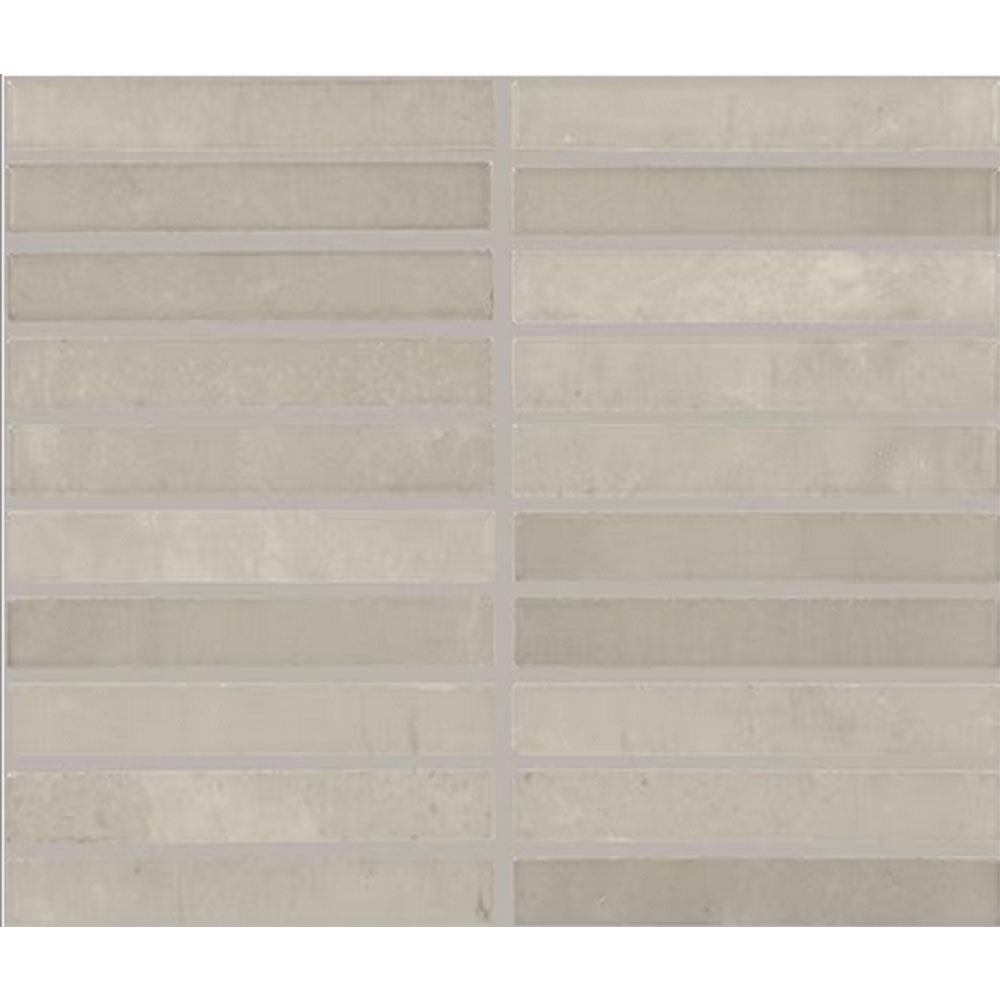 Daltile Miramo 1" x 6" Straight Joint Mosaic 12" x 10" Sand