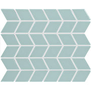 Daltile Color Wheel Retro 2" x 3" Chevron Mosaic 11" x 13" Glossy Spa