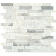 Daltile Minute Mosaix 13" x 12" Random Linear Stormy Mist