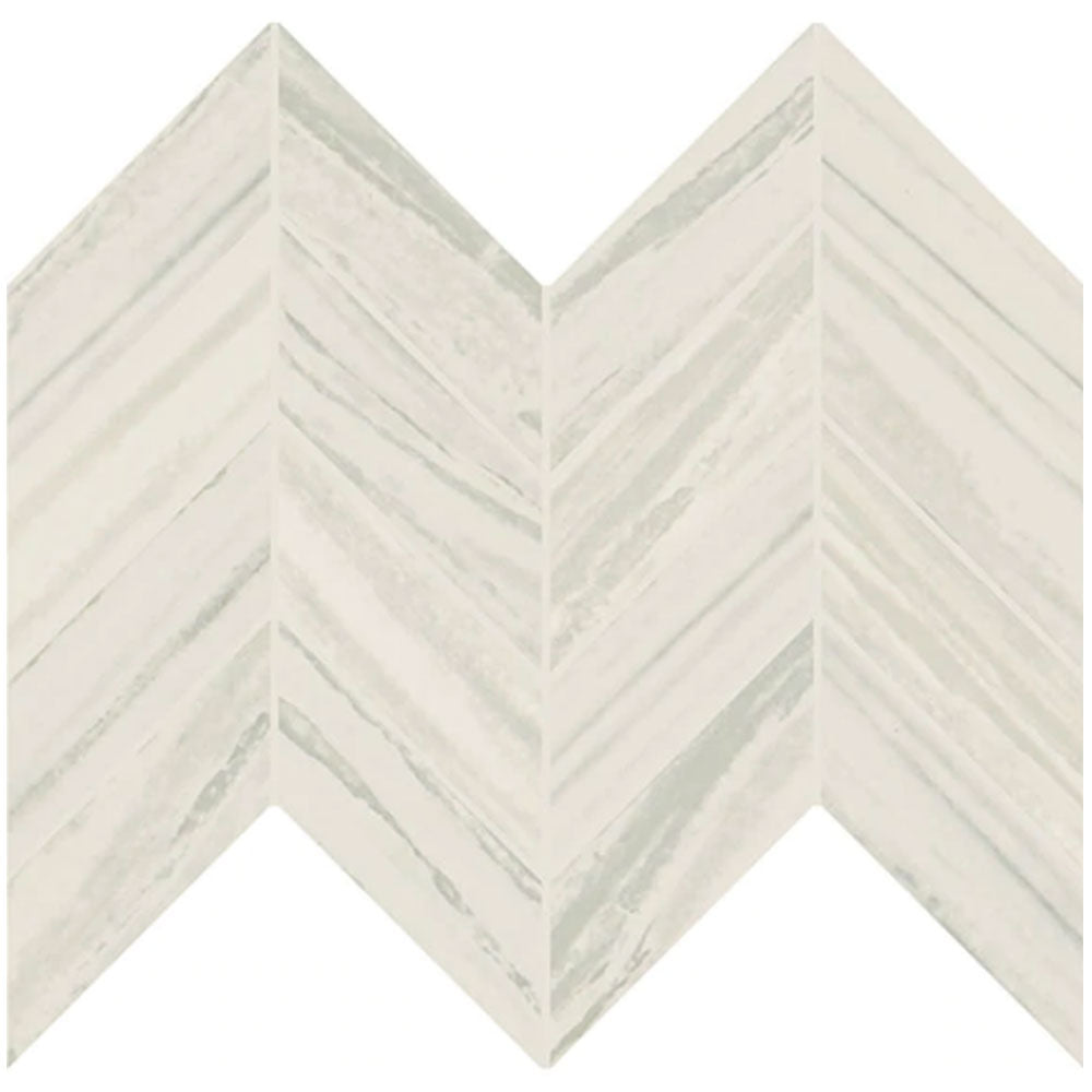 Daltile Vertuo 2" x 5" Chevron, Mosaic Microban 12" x 12" Stria Maestro