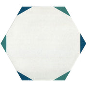 Daltile Bee Hive Medley 8.5" x 10" Deco Sun Green/Blue
