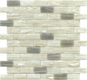 Emser Swirl 12"x12" Mosaic 1"x2" Polished Cream