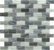 Emser Swirl 12"x12" Mosaic 1"x2" Polished Fog