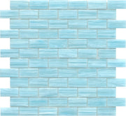 Emser Swirl 12"x12" Mosaic 1"x2" Polished Sky