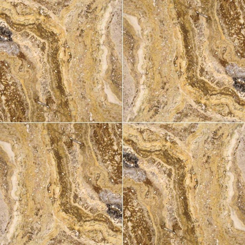 MS International Travertine 18" x 18" Scabas
