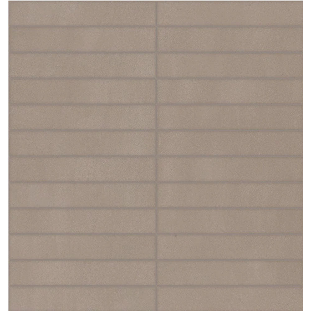 Daltile Synchronic 1" x 6" Straight Joint Mosaic 12" x 12" Taupe