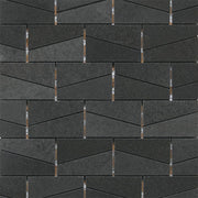 Daltile Stone A LA Mod 2" x 3" Wedge Mosaic 12" x 14" Urban Bluestone