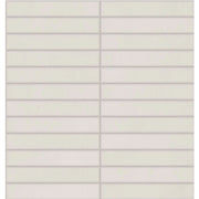 Daltile Synchronic 1" x 6" Straight Joint Mosaic 12" x 12" White