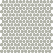 Daltile Color Wheel Mosaic 13'' x 11'' Penny Matte Matte Desert Gray