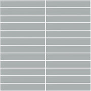 Daltile Color Wheel Mosaic 1'' x 6'' Straight 12'' x 10'' Matte Matte Desert Gray