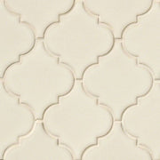 MS International Highland Park 12" x 12" Glossy Antique White Arabesque
