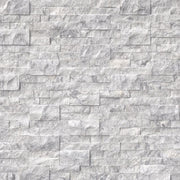 MS International Rockmount 6" x 18" SplitFace Ledger Corner Arabescato Carrara