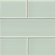 MS International Decorative Mosaic 12" x 12" Subway 4" x 12" Arctic Ice