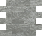 Emser Reserva 12" X 12" OFFset Mosaic 2" X 4" Pampa