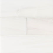MS International Natural Stone Marble 4" x 12" Polished Bianco Dolomite