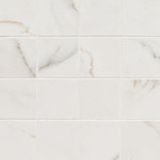 MS International Kaya 3" x 3" Matte Calacatta Lucca