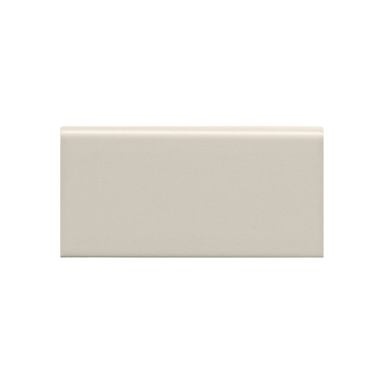 Emser Catch 3" x 6" Bullnose Matte Fawn 