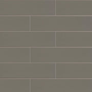 Emser Catch 3" x 12" Bullnose Glossy Taupe 
