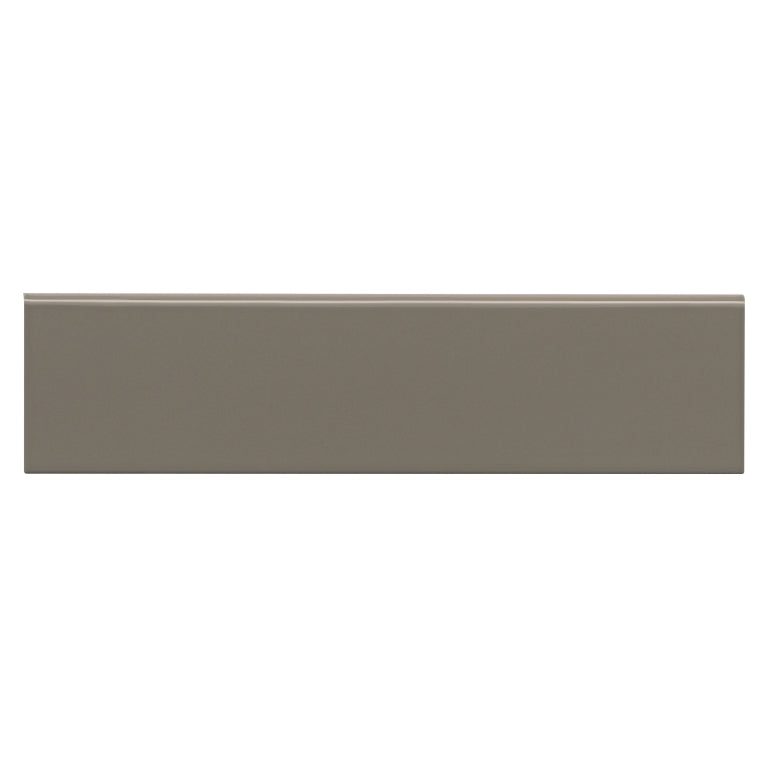 Emser Catch 4" x 16" Bullnose Glossy Taupe