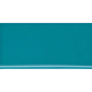 Emser Catch 3" x 6" Bullnose Glossy Teal 