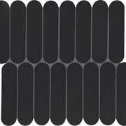 Daltile Artefino Element 5.5" x 6" Capsule Mosaic 13" x 12" Charcoal