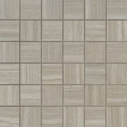MS International Charishma 2" x 2" Mosaic Matte Silver