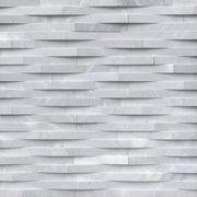 MS International Rockmount 6" x 18" 3D Wave Ledger Corner Cosmic Gray