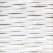 MS International Rockmount 6" x 18" 3D Wave Ledger Corner Cosmic White