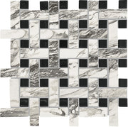 Daltile Divinium 1" x 3" Basketweave Mosaic 13" x 13" Calypso