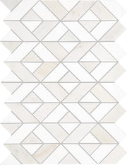 Daltile Perfit Mosaix 18" x RL" Mosaic Paradise & Thassos / Swivel