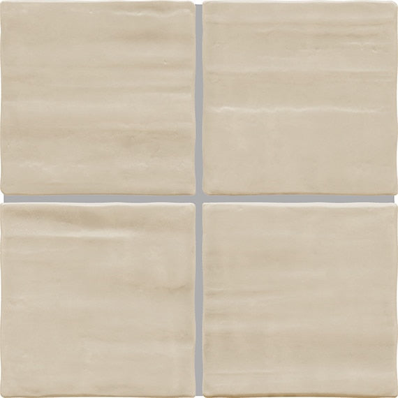 Daltile Artcrafted 4" x 4" Hand Crafted Dune