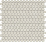 Marazzi Inyo 13" x 11" Penny Rounds Microban Mosaic Crema