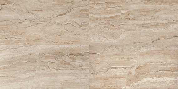 Daltile Marble Attache 24" x 48" Polished Travertine