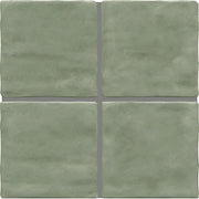 Daltile Artcrafted 4" x 4" Hand Crafted Aloe