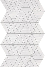 Daltile Perfit Mosaix 18" x RL" Mosaic Saran White / Trifecta