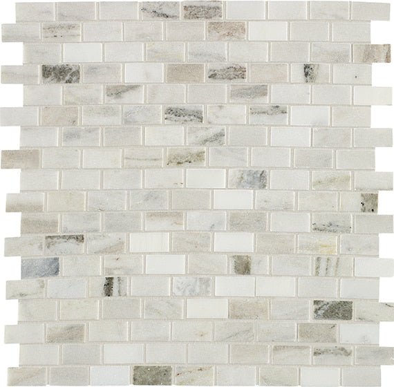 Daltile Decorative Accents 0.62" x 1" Brick Joint Mosaic 12" x 12" Panaro Blend
