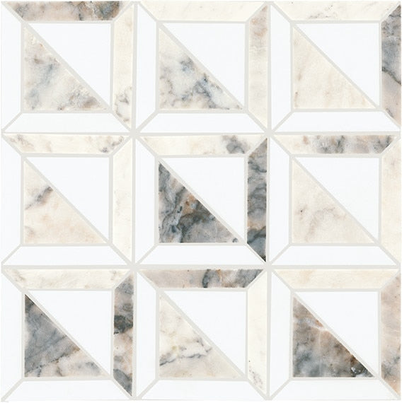 Daltile Gamma 12" x 12" Window Mosaic Illusive Blend