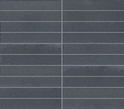 Marazzi Inyo 12" x 10" Straight Joint Microban 1" x 6" Mosaic Indigo