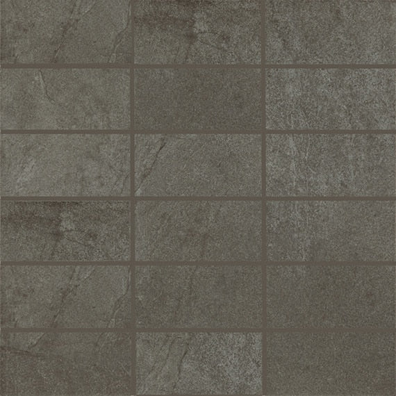 Daltile Prime 2" x 4" Straight Joint Mosaic 12" x 12" Charcoal